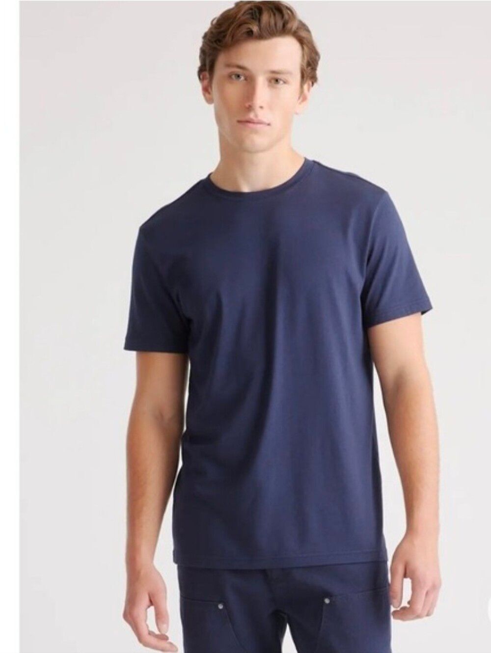 QUINCE Navy Cotton Modal Crew Neck Tee  Size XXL